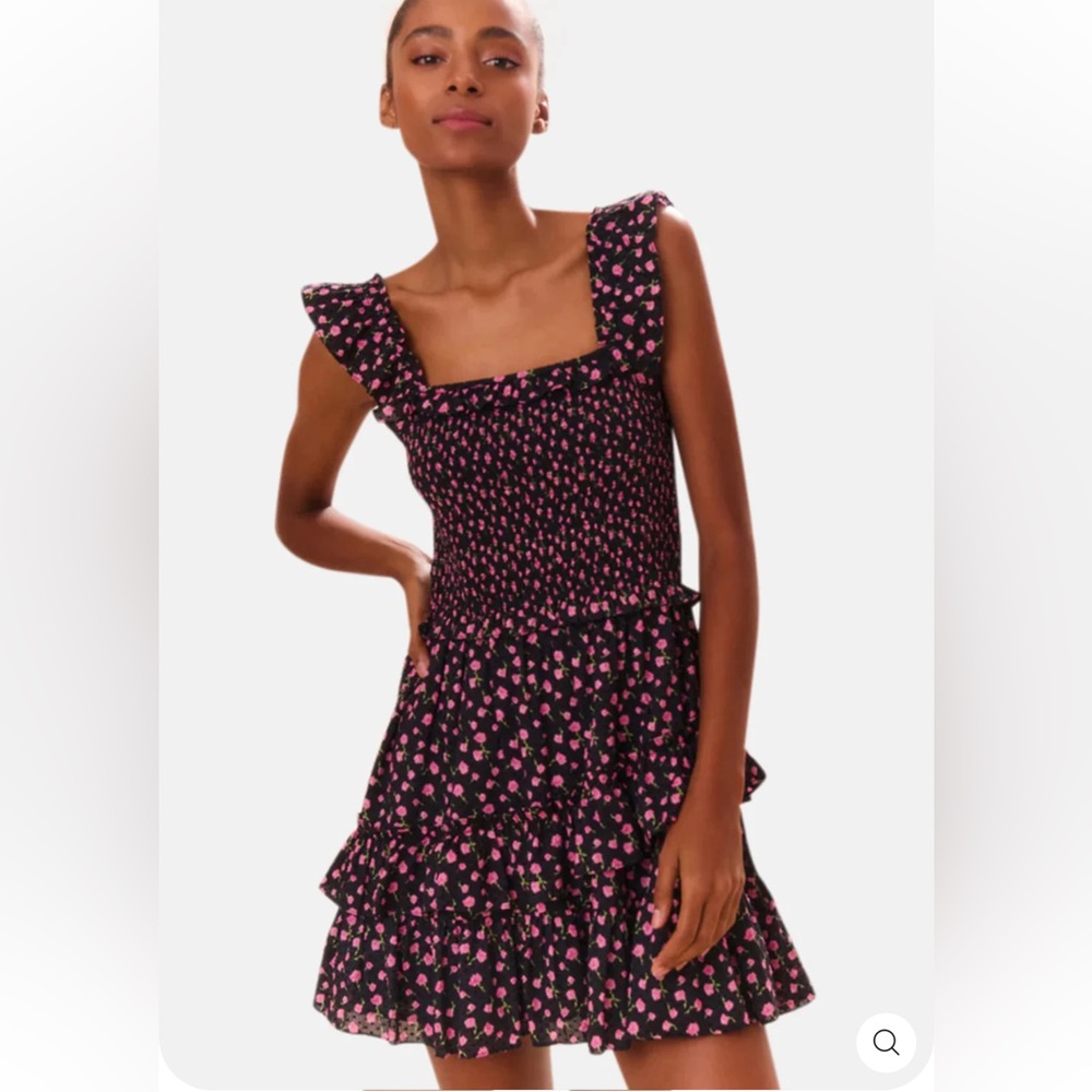 NWT LOVESHACKFANCY ALINE‎ DRESS PINK NOIR Size XL